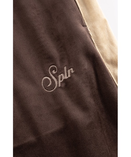 SPLR(エス・ピー・エル・アール)の「トラックパンツ|Velour Track Pants|SPLR(その他パンツ・メンズ・ブラウン/ネイビー・SMALL/MEDIUM/LARGE/X-LARGE)」の4枚目の写真