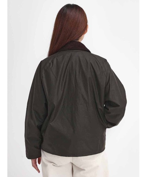 Barbour(バブアー)の「【TRANSPORT / トランスポート】ワックス ショート ジャケット(レディース)(ブルゾン・レディース・グリーン/オリーブ/ブラック・6/8/10)」の7枚目の写真