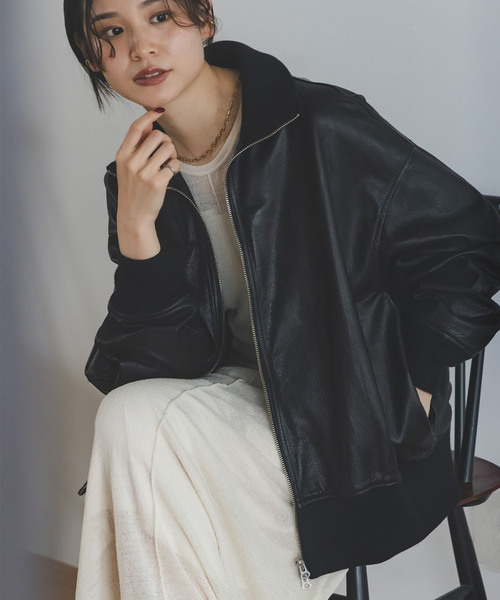 sisii シシ　レザージャケット 黒　S NOBLE別注》SISII/シシ FRIGHT JACKET（その他アウター）｜sisii（シシ