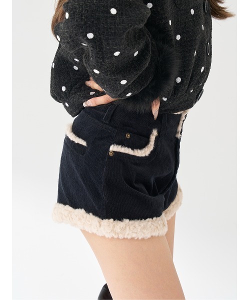 ポイントボアコーデュロイショートパンツ（その他パンツ）｜Darich