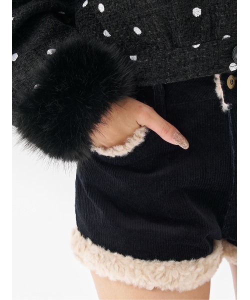 ポイントボアコーデュロイショートパンツ（その他パンツ）｜Darich