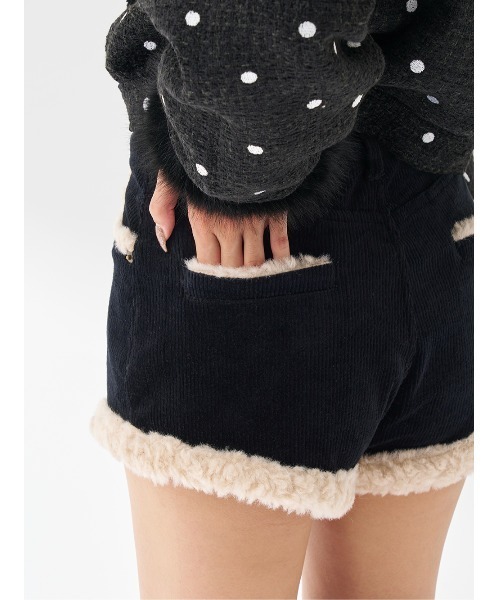 ポイントボアコーデュロイショートパンツ（その他パンツ）｜Darich
