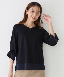 COUP DE CHANCE | 【手洗い可／日本製】異素材ドッキングのカットソー(Tシャツ/カットソー)