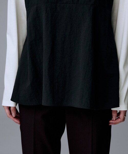 UNTITLED（アンタイトル）の「【洗える/ゆったりシルエット】ビスチェドッキング　プルオーバー（Tシャツ/カットソー・レディース・ブラウン系その他5/ブラック系4/ベージュ系4・48/44/04/02/50/00）」の17枚目の写真