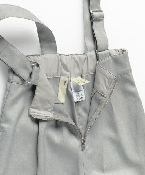 BRANSHES(ブランシェス)の「【プチレディ】ハイウエストサロペット(サロペット/オーバーオール・キッズ・グレー/ブラック・110/120/150/130/140/90/100)」の3枚目の写真