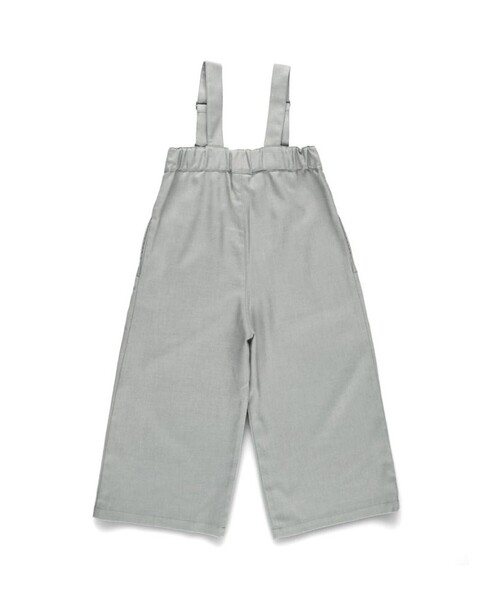 BRANSHES(ブランシェス)の「【プチレディ】ハイウエストサロペット(サロペット/オーバーオール・キッズ・グレー/ブラック・110/120/150/130/140/90/100)」の5枚目の写真