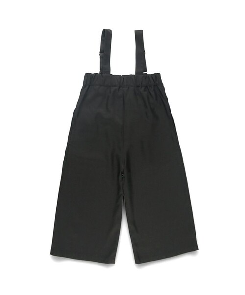 BRANSHES(ブランシェス)の「【プチレディ】ハイウエストサロペット(サロペット/オーバーオール・キッズ・グレー/ブラック・110/120/150/130/140/90/100)」の9枚目の写真