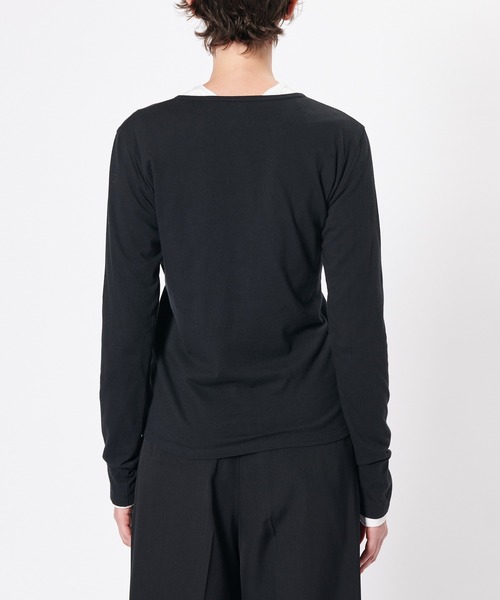 WOMEN【Hanes for BIOTOP】WASHED COTTON LONG SLEEVE PULLOVER 2P