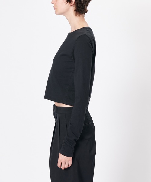 WOMEN【Hanes for BIOTOP】WASHED COTTON LONG SLEEVE PULLOVER 2P