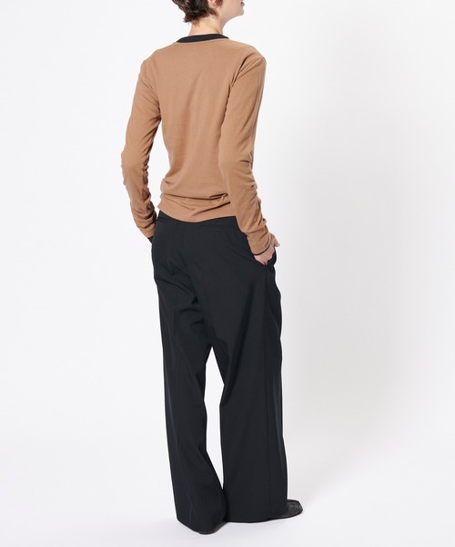 Hanes for BIOTOP ヘンリーネック&クルーネック 2P BIOTOP(ビオトープ) / WOMEN【Hanes for BIOTOP】WASHED COTTON