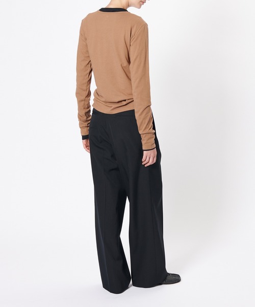 WOMEN【Hanes for BIOTOP】WASHED COTTON LONG SLEEVE PULLOVER 2P