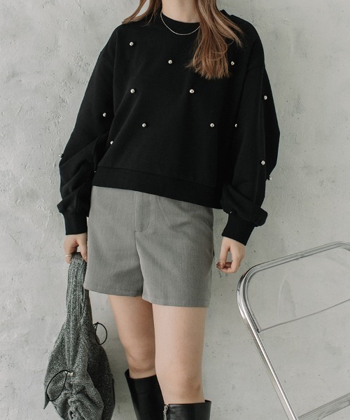 Flugge（フラッジー）の「ツイルショートパンツ（その他パンツ・レディース・グレー/ブラック・FREE）」の9枚目の写真