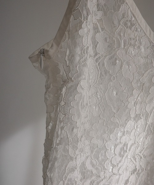 Mela(メラ)の「レースフリルキャミワンピース(ワンピース・レディース・ホワイト・FREE)」の15枚目の写真