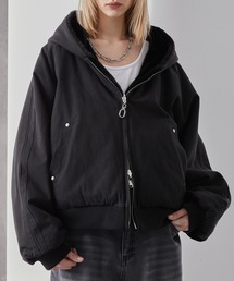 Loose/ルース（ルース）の「リバーシブルダックファー ショートフードブルゾン（その他アウター・メンズ）」