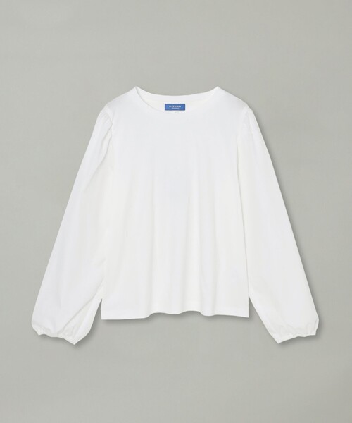 BLUE LABEL CRESTBRIDGE（ブルーレーベルクレストブリッジ）の「ニットベスト付きカットソー（ニット/セーター・レディース・グレー系その他/オフホワイト/ベージュ・38）」の6枚目の写真