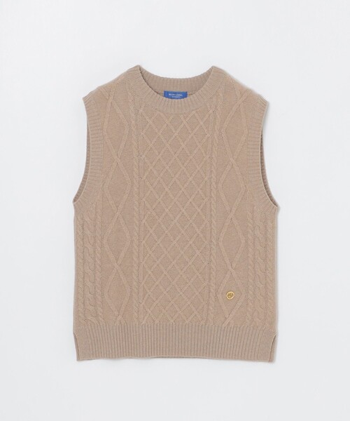 BLUE LABEL CRESTBRIDGE（ブルーレーベルクレストブリッジ）の「ニットベスト付きカットソー（ニット/セーター・レディース・グレー系その他/オフホワイト/ベージュ・38）」の15枚目の写真