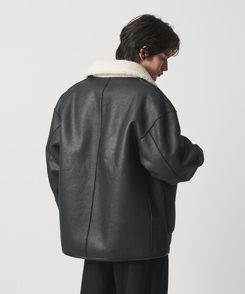 ムートンライク リバーシブル ジャケット（ブルゾン）｜MONKEY TIME