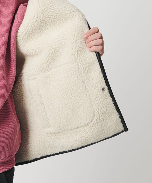 セール】ムートンライク リバーシブル ジャケット（ブルゾン）｜MONKEY