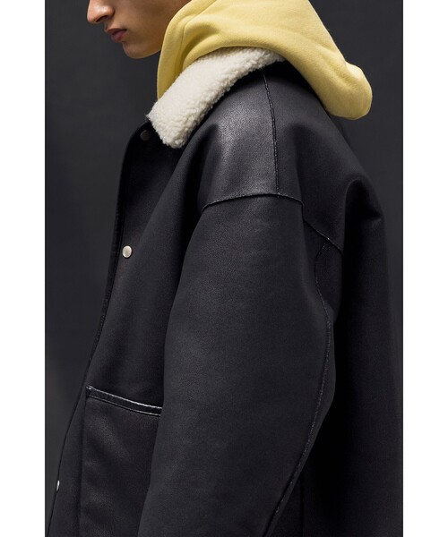 ムートンライク リバーシブル ジャケット（ブルゾン）｜MONKEY TIME