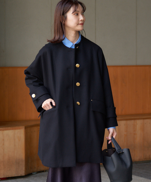 MACKINTOSH マッキントッシュ IENA 別注　HUMBIE ネイビー イエナ IENA MACKINTOSH/マッキントッシュ 別注 HUMBIE ステンカラー