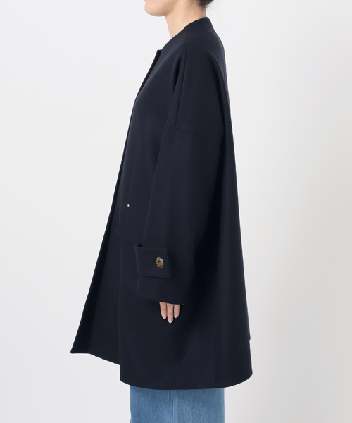 IENA(イエナ)の「MACKINTOSH/マッキントッシュ 別注 HUMBIE NC MB EX コート L252MO1160F2K(ノーカラーコート・レディース・ネイビー・36/38)」の13枚目の写真