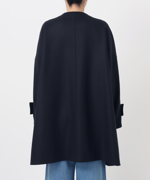 IENA(イエナ)の「MACKINTOSH/マッキントッシュ 別注 HUMBIE NC MB EX コート L252MO1160F2K(ノーカラーコート・レディース・ネイビー・36/38)」の6枚目の写真