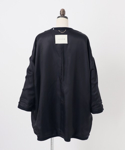 IENA(イエナ)の「MACKINTOSH/マッキントッシュ 別注 HUMBIE NC MB EX コート L252MO1160F2K(ノーカラーコート・レディース・ネイビー・36/38)」の3枚目の写真