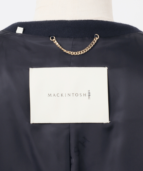 IENA(イエナ)の「MACKINTOSH/マッキントッシュ 別注 HUMBIE NC MB EX コート L252MO1160F2K(ノーカラーコート・レディース・ネイビー・36/38)」の4枚目の写真