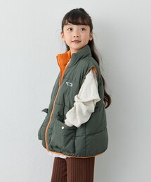 PENNEYS | 【KIDS】【FOX×TYPY】リバーシブル配色フリース中綿ベスト(ベスト)