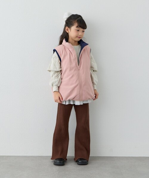 PENNEYS(ぺニーズ)の「【KIDS】【FOX×TYPY】リバーシブル配色フリース中綿ベスト(ベスト・キッズ・カーキ/ネイビー・150/130/110)」の18枚目の写真