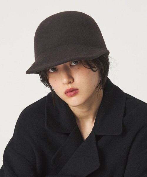 green label relaxing（グリーンレーベルリラクシング）の「フェルト ジョッキー キャップ 2（キャップ・レディース・ブラウン系/ブラック・FREE）」の21枚目の写真