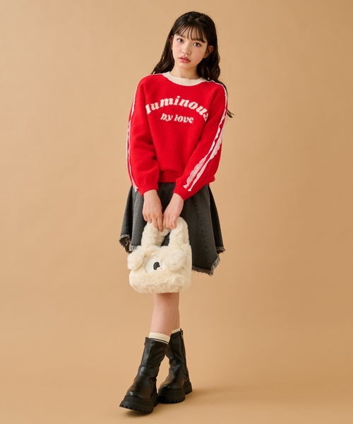 by LOVEiT（バイラビット）の「厚底ショートブーツ（ブーツ・キッズ・ブラック・22cm/23cm/24cm）」の2枚目の写真