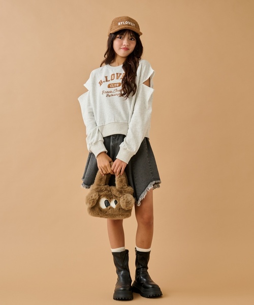 by LOVEiT（バイラビット）の「厚底ショートブーツ（ブーツ・キッズ・ブラック・22cm/23cm/24cm）」の3枚目の写真