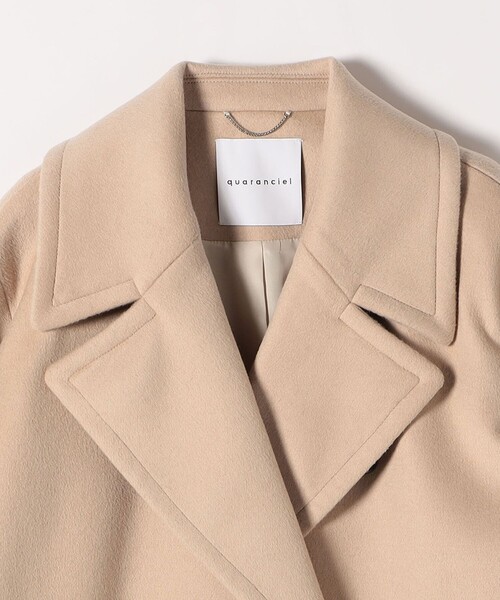 セール】quaranciel: PURE WOOL ダブルブレスト テーラード ハーフ