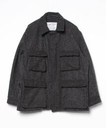 my beautiful landlet(マイビューティフルランドレット)の【my beautiful landlet】 ALPACA SHAGGY COVERALL JACKET(ミリタリージャケット)