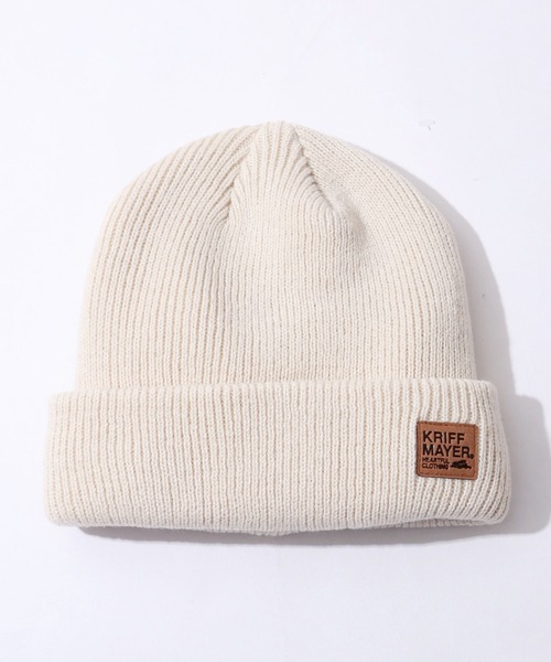 KRIFF MAYER(クリフメイヤー)の「【KRIFF MAYER/クリフメイヤー】耳付きニットワッチ(ニットキャップ/ビーニー・メンズ・ブラック/アイボリー/ブラウン・FREE)」の10枚目の写真