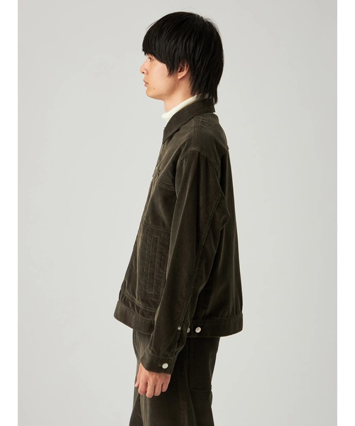 Mc McGREGOR(エムシーマックレガー)の「【Mc McGREGOR】コーデュロイトラッカーJK(ブルゾン・メンズ・ワイン/グレー・M/L)」の6枚目の写真