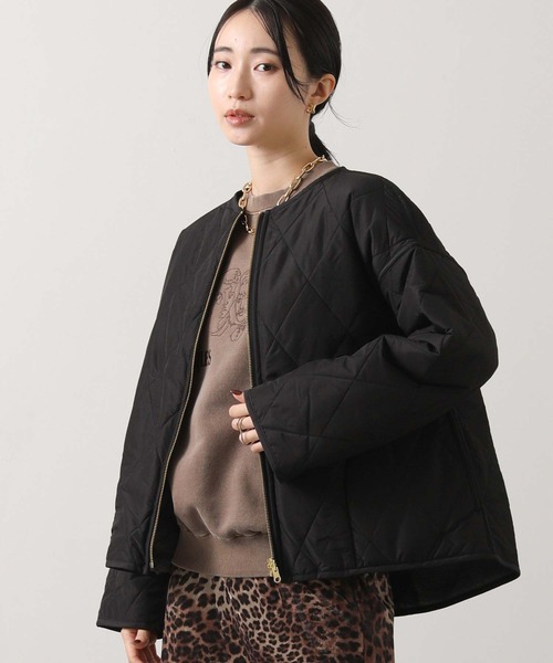 2025秋冬　新品　グレディブリリアン　エコファーキルトリバーシブルジャケット エコファーキルトリバーシブルジャケット（その他アウター