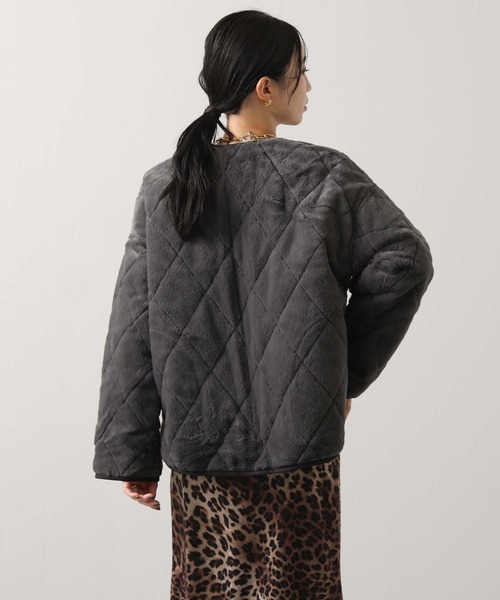 エコファーキルトリバーシブルジャケット（その他アウター）｜Gready