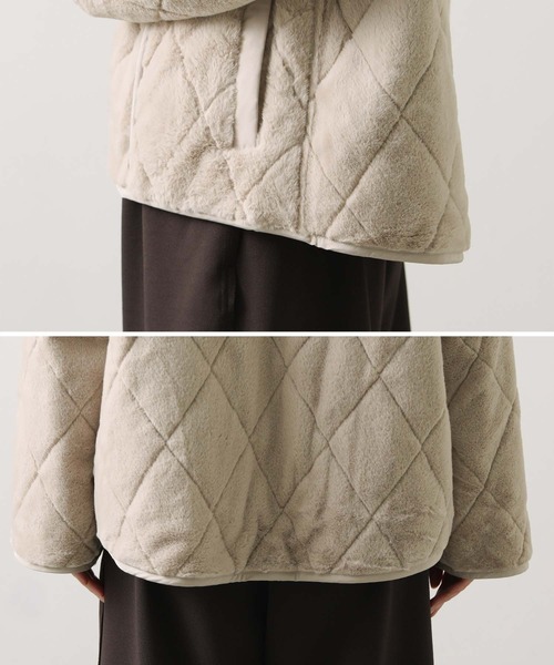 セール】エコファーキルトリバーシブルジャケット（その他アウター