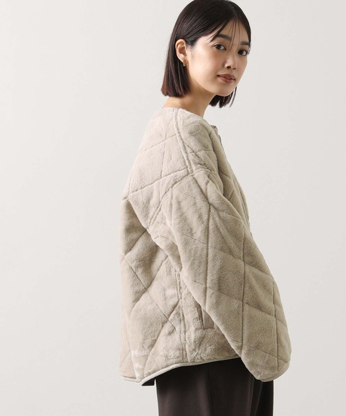 セール】エコファーキルトリバーシブルジャケット（その他アウター