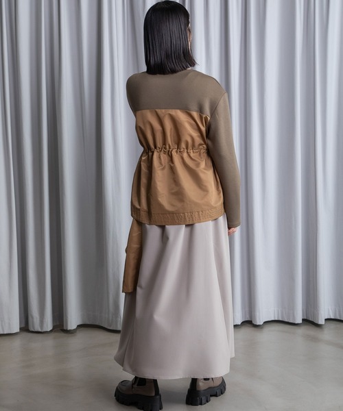 MARECHAL TERRE(マルシャルテル)の「ミリタリーレイヤードスカート(スカート・レディース・ブラック/グレー/グレイッシュベージュ/カーキ・MEDIUM)」の20枚目の写真