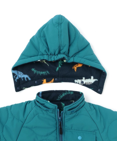 kladskap（クレードスコープ）の「恐竜リバーシブル中わたブルゾン（ブルゾン・キッズ・ブルー/チャコール・90cm/130cm/110cm/120cm/100cm）」の7枚目の写真