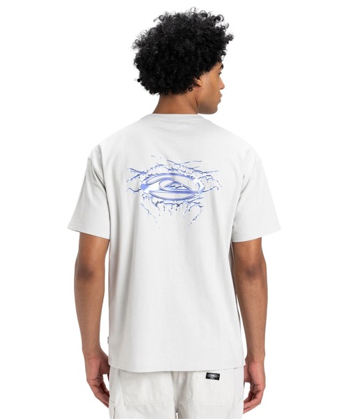 Quiksilver(クイックシルバー)の「MERCURY CHROME LIGHT/クイックシルバー半袖Tシャツ(Tシャツ/カットソー・メンズ・グレー/ブラック・SMALL/MEDIUM/LARGE/X-LARGE)」の4枚目の写真