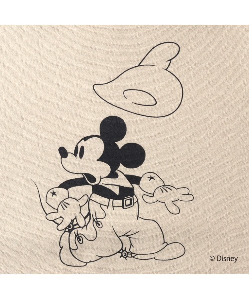 HOUSTON(ヒューストン)の「【HS3】【HOUSTON】MICKEY MOUSE P/O PARKA ②(パーカー・メンズ・ベージュ/ヘザーグレー・LARGE/X-LARGE/MEDIUM)」の5枚目の写真