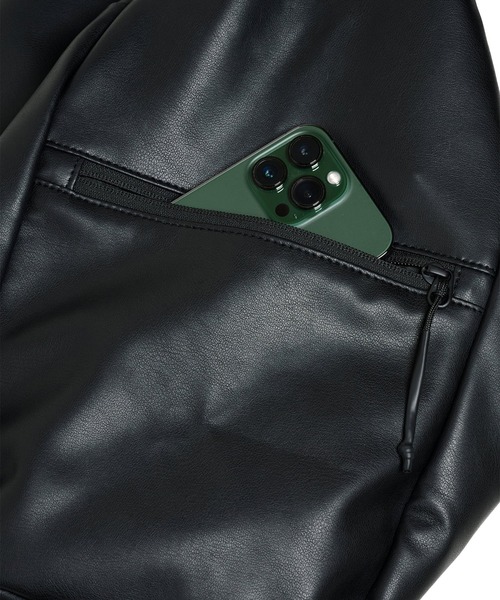 BAICYCLON by Bagjack（バイシクロン バイ バグジャック）の「【BAICYCLON by bagjack】SHOULDER BAG（SYNTHETIC LEATHER）（ショルダーバッグ・メンズ・ブラック・FREE）」の3枚目の写真