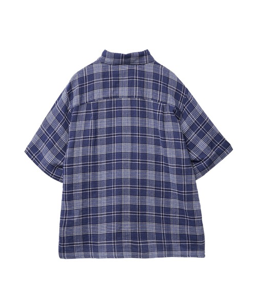 Stockholm Surfboard Club（ストックホルムサーフボードクラブ）の「STOCKHOLM SURFBORD CLUB Jerry Shirt U40001641（シャツ/ブラウス・メンズ・ブルー/ブラック・M）」の3枚目の写真