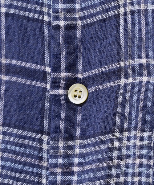 Stockholm Surfboard Club（ストックホルムサーフボードクラブ）の「STOCKHOLM SURFBORD CLUB Jerry Shirt U40001641（シャツ/ブラウス・メンズ・ブルー/ブラック・M）」の5枚目の写真