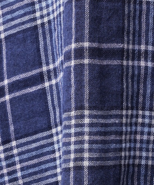 Stockholm Surfboard Club（ストックホルムサーフボードクラブ）の「STOCKHOLM SURFBORD CLUB Jerry Shirt U40001641（シャツ/ブラウス・メンズ・ブルー/ブラック・M）」の9枚目の写真