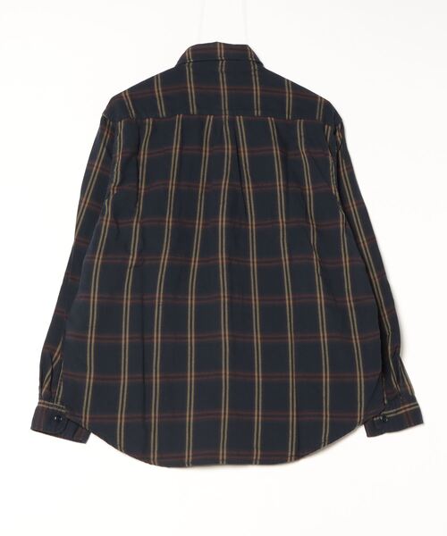 REMI RELIEF NAVY LABEL（レミレリーフネイビーレーベル）の「REMI RELIEF NAVY LABEL / レミレリーフ ネイビーレーベル：C/Cuチェックレギュラーシャツ：RN29373075AK[STD]（シャツ/ブラウス・メンズ・ネイビー・S/M/L/XL）」の11枚目の写真